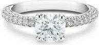 Db Darling Round Brilliant Diamond Ring In Platinum
