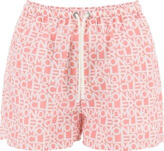 Basic Logo Shorts In Technical Fabric-AA