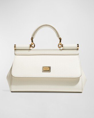 Sicily Small Leather Top-Handle Bag