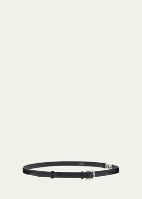 Double Clasp Leather Belt