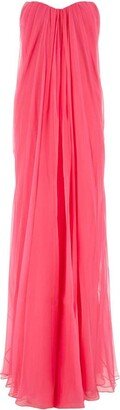 Draped Strapless Dress