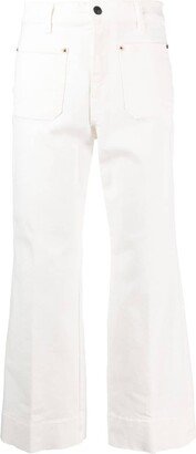 Cropped Wide-Leg Jeans-AB