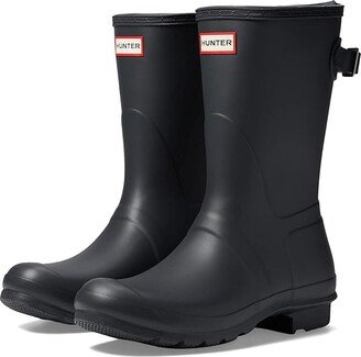 Back Adjustable Short (Dark Slate) Women's Rain Boots