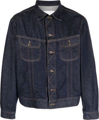 Long-Sleeve Denim Jacket-AB