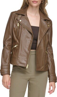 Salla Smooth Leather Coat