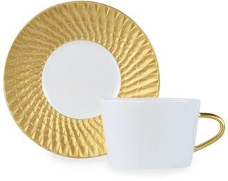 Twist Gold Tea Saucer Only