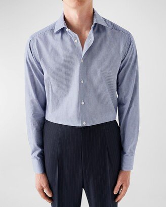 Men's Contemporary Fit Stripe Dress Shirt-AA