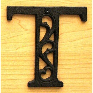 Cast Iron Letter T - 4 5/8 H x 4 5/8 W