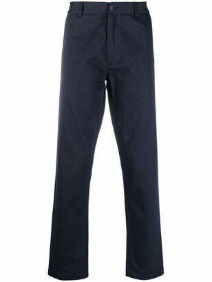 High-Rise Straight-Leg Trousers-AG