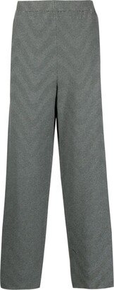 Wide-Cut Technical-Jersey Trousers