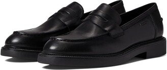 Alex W Leather Penny Loafer (Black) Women's Shoes