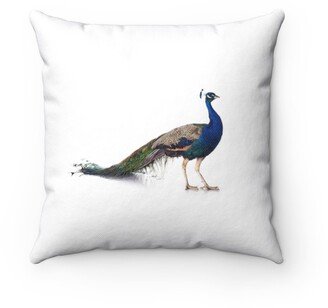 Peacock Pillow - Throw Custom Cover Gift Idea Room Decor