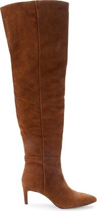 Ursula Suede Heel Knee Boots