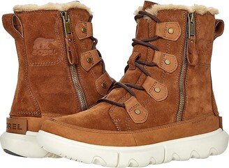 Explorer II Joan Dual Zip Waterproof (Velvet Tan/Fawn) Women's Shoes