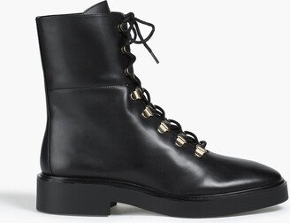 Zadie leather combat boots