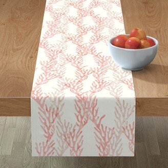 Table Runners: Coral Mermaid Table Runner, 72X16, Pink