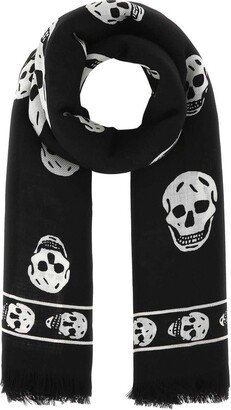 Skull Printed Scarf-AA