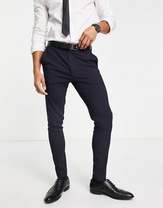 super skinny mix and match suit pants in navy-AA