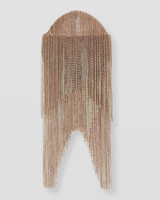 Talia Small Fringe Crystal Clutch Bag