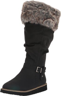 PLUS SIZE HYATT TALL BOOT IN BLACK