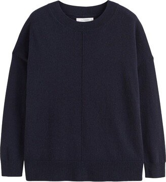 Wool-Cashmere Crew-Neck Sweater