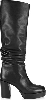 Naomi Slouchy Leather Boots