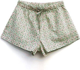 Lime Tree Design Green Berry Sleep Shorts