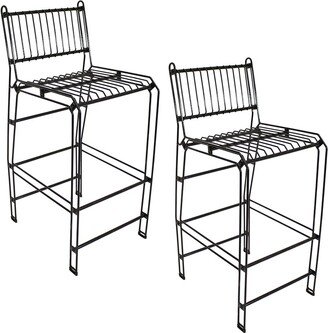 Sunnydaze Indoor/Outdoor Wire Bar Chair-AA