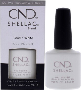 Shellac Nail Color - Studio White by for Women - 0.25 oz Nail Polish