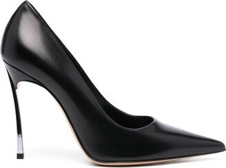 Sculpted-Heel 110mm Leather Pumps