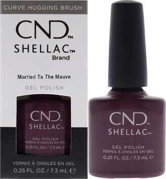 Shellac Nail Color - Married To Mauve by for Women - 0.25 oz Nail Polish