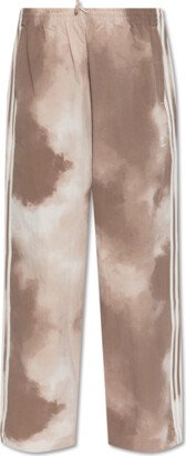 Sweatpants With Logo - Beige