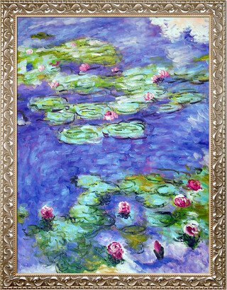 Overstock Art Water Lilies By Claude Monet