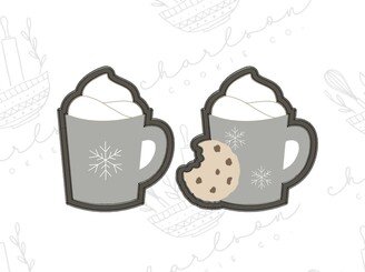 Mug With Cream No. 3 Cookie Cutter