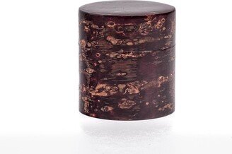 Japanese Chazutsu - 江東堂 Kotodo Cherry Bark Sakura Wrapped Metal Tea Canister 100G