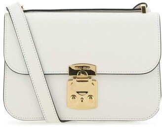 Press-Stud Closure Crossbody Bag