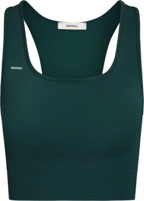 Women's Plant-Stretch Compressive Sports Bra — Foliage Green XXS