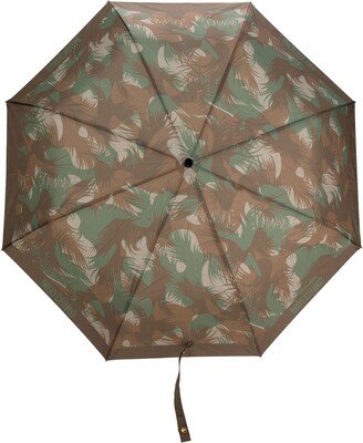 Camouflage-Print Compact Umbrella