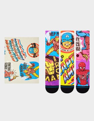 x Marvel Box Set Mens Crew Socks