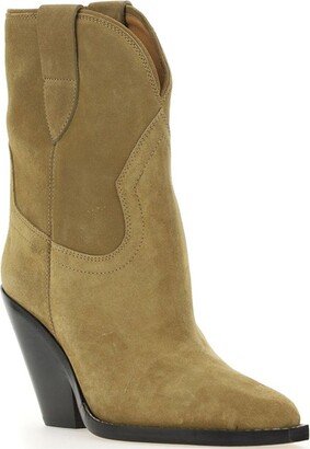 Leyane Pointed Toe High Ankle Boots