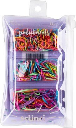 Assorted Size and Color Polyband Hair Ties - 300ct