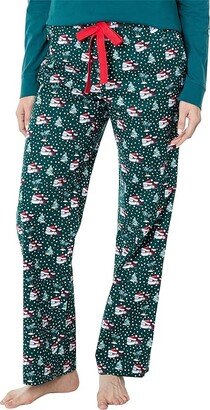 Skis and Trees Lounge Pants (Skis and Trees/Green) Women's Pajama