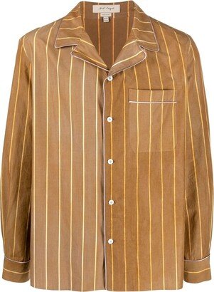 Striped Pyjama-Style Shirt