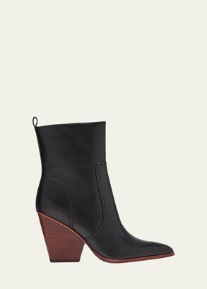 Logan Leather Ankle Boots