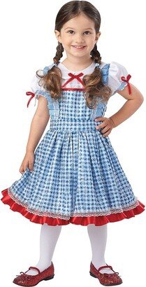 Seasons USA Inc Seasons USA Toddler Girls' Farm Girl Costume - Size 3T-4T - Blue