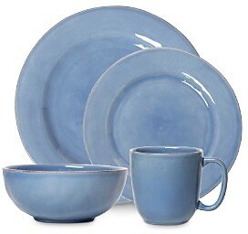 Puro Chambray 16 Piece Dinnerware Set, Service for Four