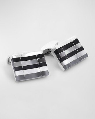 Men's Mosaic City Line Rectangle Cufflinks