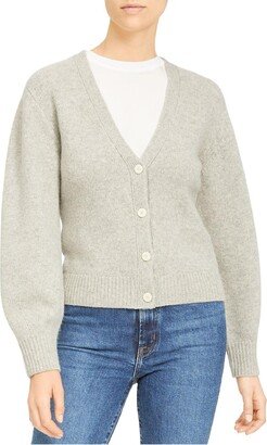 Womens Button-down Cashmere Cardigan Sweater