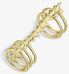 Womens Yellow Gold Vermeil Serpent Trace Yellow Gold-plated Vermeil Sterling Silver Ring