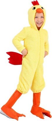 HalloweenCostumes.com 2T Cluckin' Chicken Costume for Toddlers, Orange/Yellow